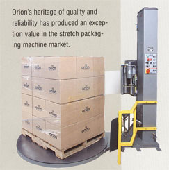 Orion Stretch Packing Machinery for rent